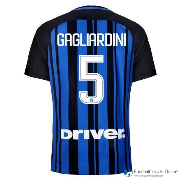 Inter Milan Trikot Heim Gagliardini 2017-18 Fussballtrikots Günstig